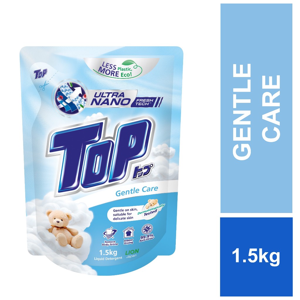 TOP Advanced Micro-Clean Tech With 99.9% Antivirus Gentle Care Laundry ...