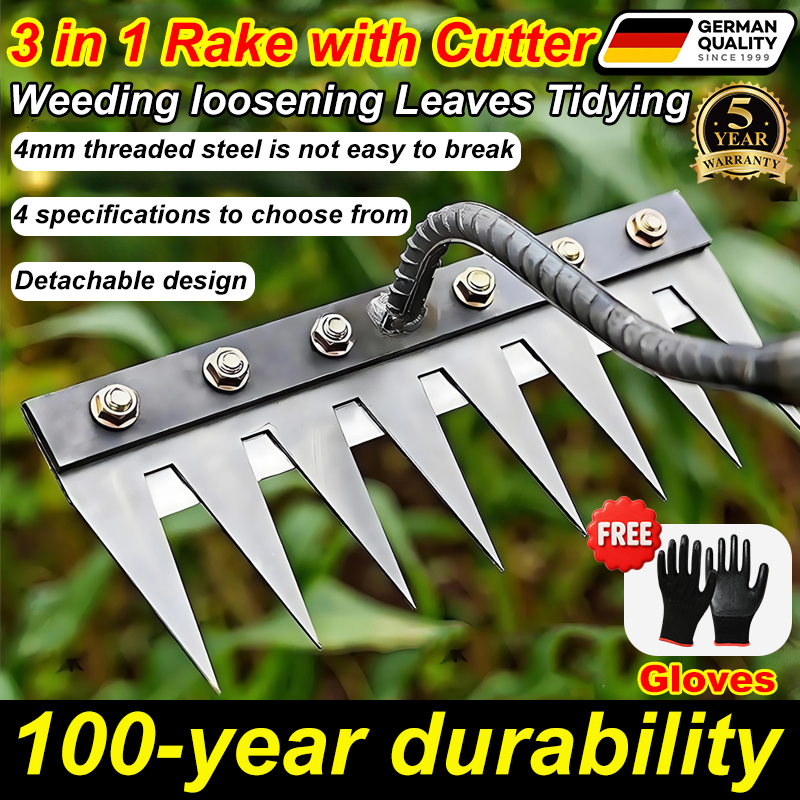 Bubble Wrap Weeding Rake Cangkul Rumput Tajak Bergigi Portable ...