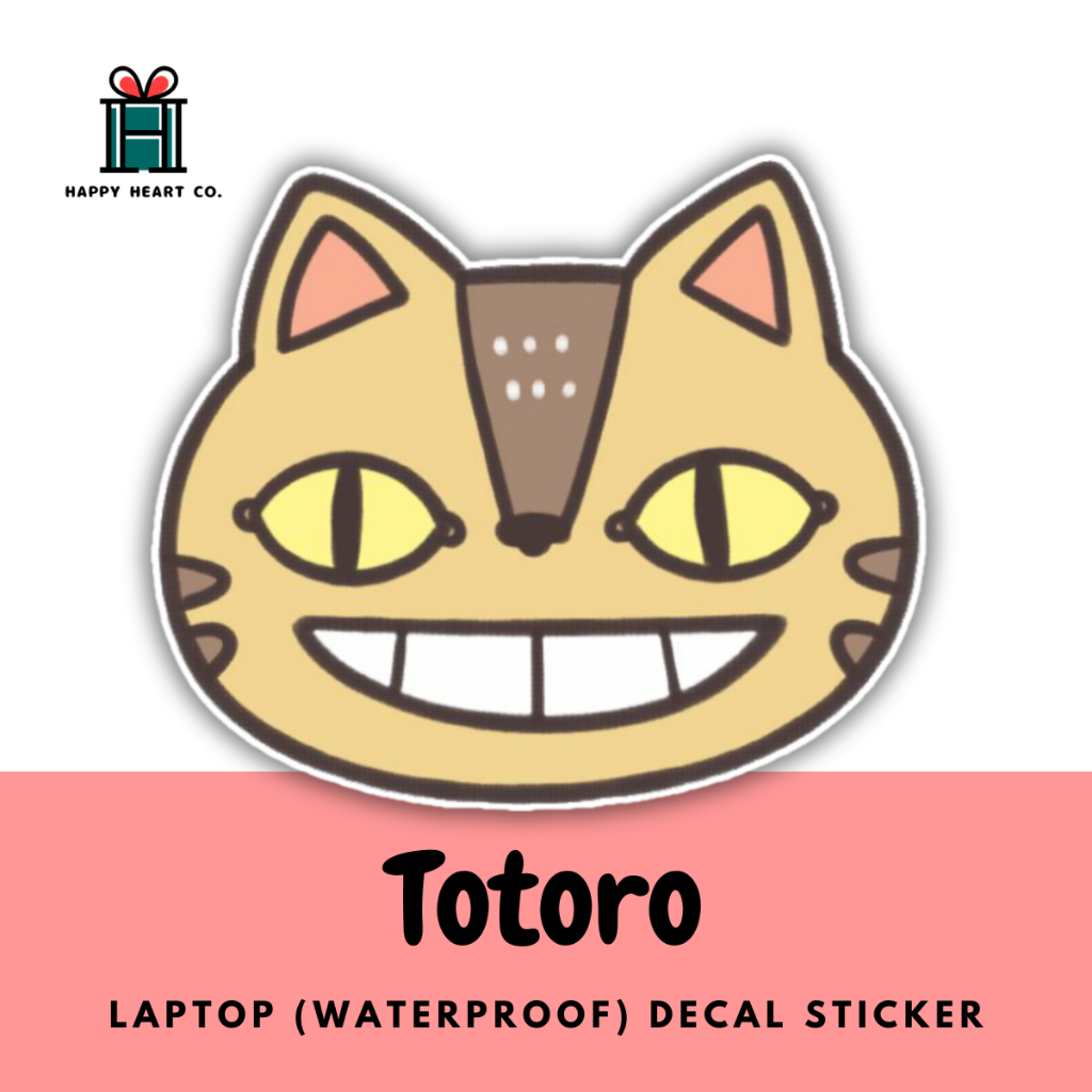 Totoro (Series2) Laptop Waterproof Decal Sticker | Shopee Malaysia