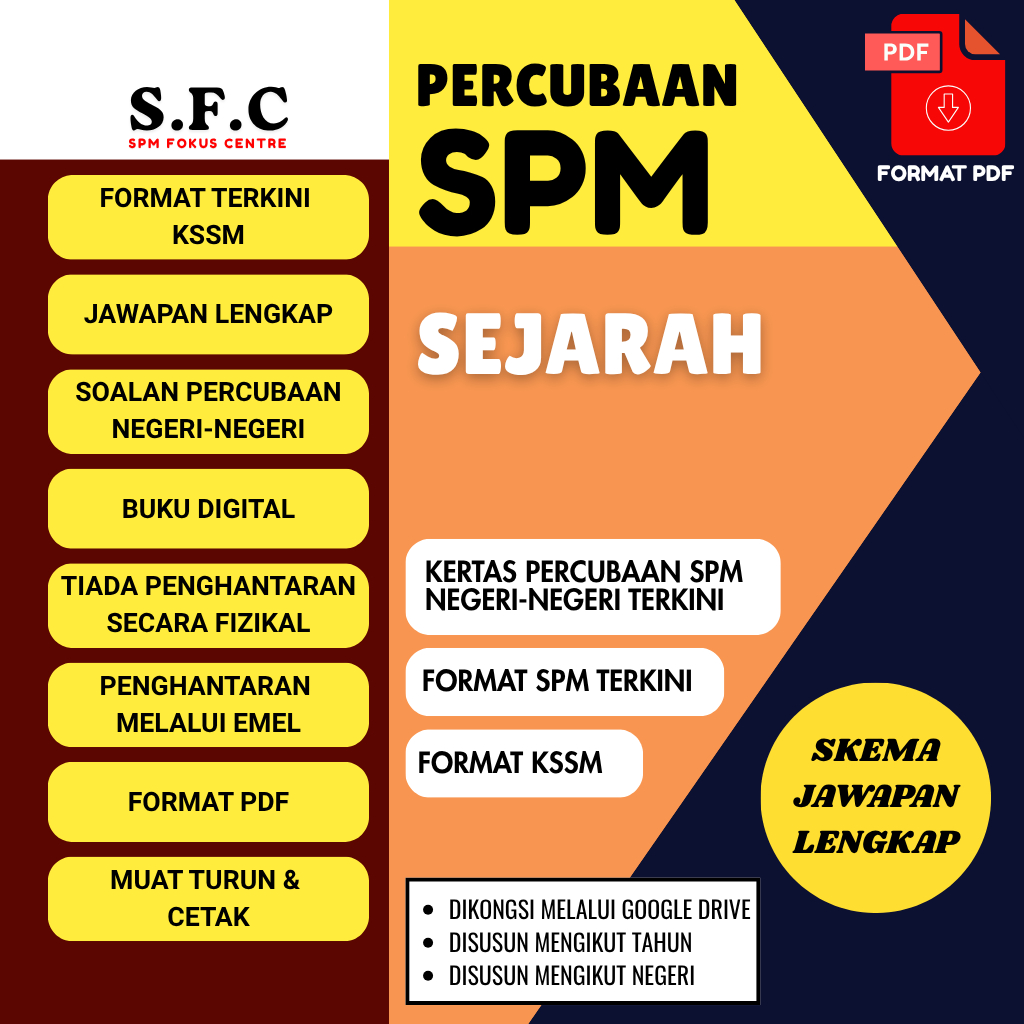 SPM Sejarah | SPM Past Year Paper | SPM Trial Paper | SPM PDF | Shopee ...