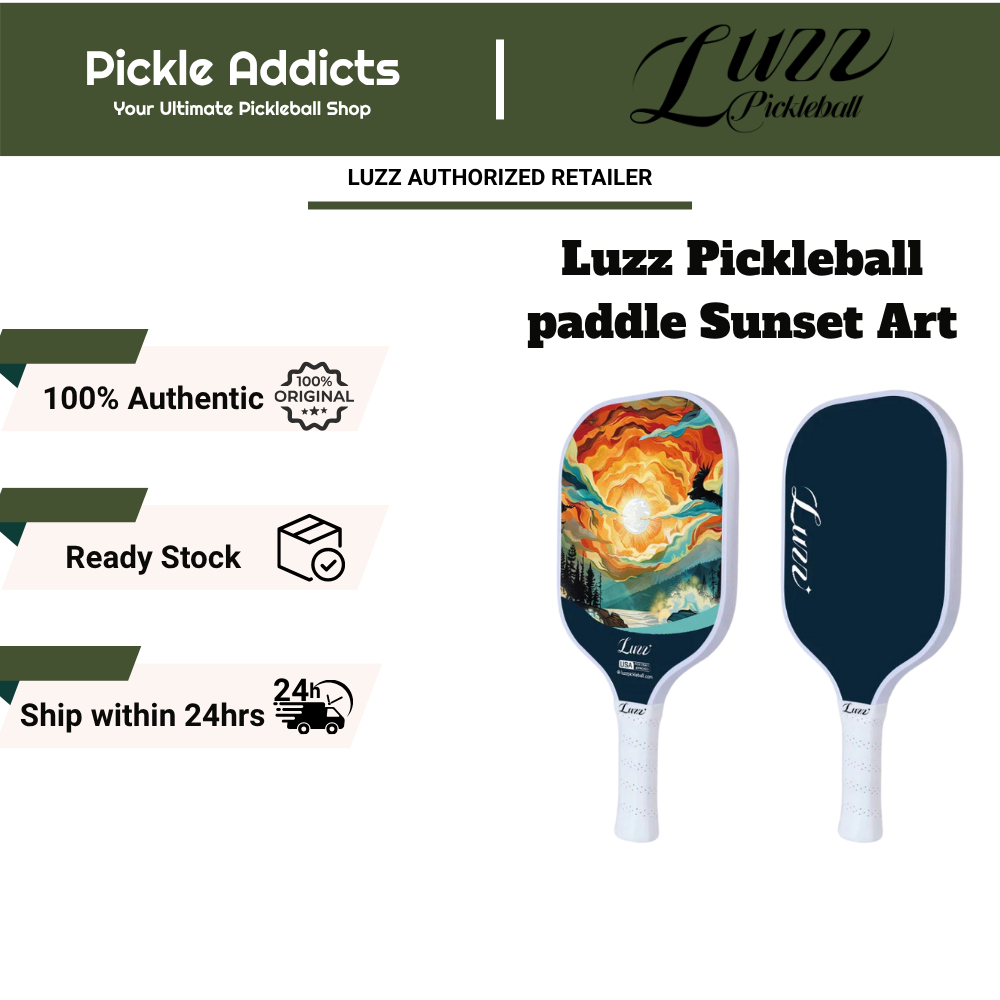 Luzz Pickleball paddle Sunset Art T700 Carbon Fiber (16mm) | Shopee ...