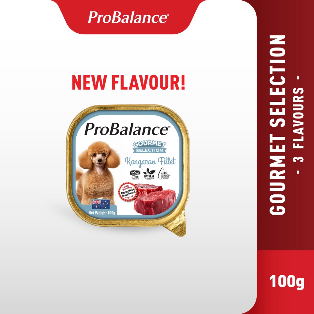 [NEW FLAVOUR] ProBalance 100g Gourmet Selection Wet Dog Food (3 ...