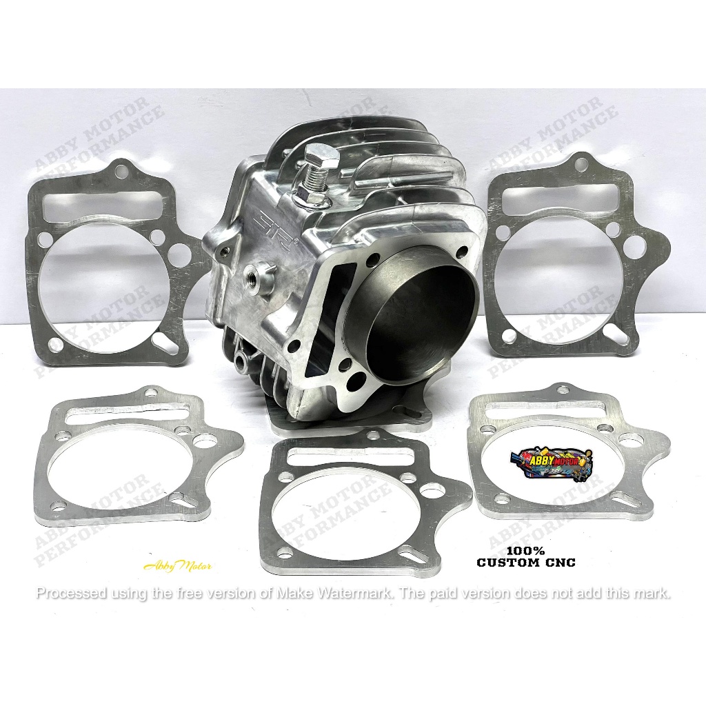 GASKET BLOCK CUSTOM CNC (SPANCER) EX5 PNP COMBO S1R TEBAL 2MM 3MM 4MM ...