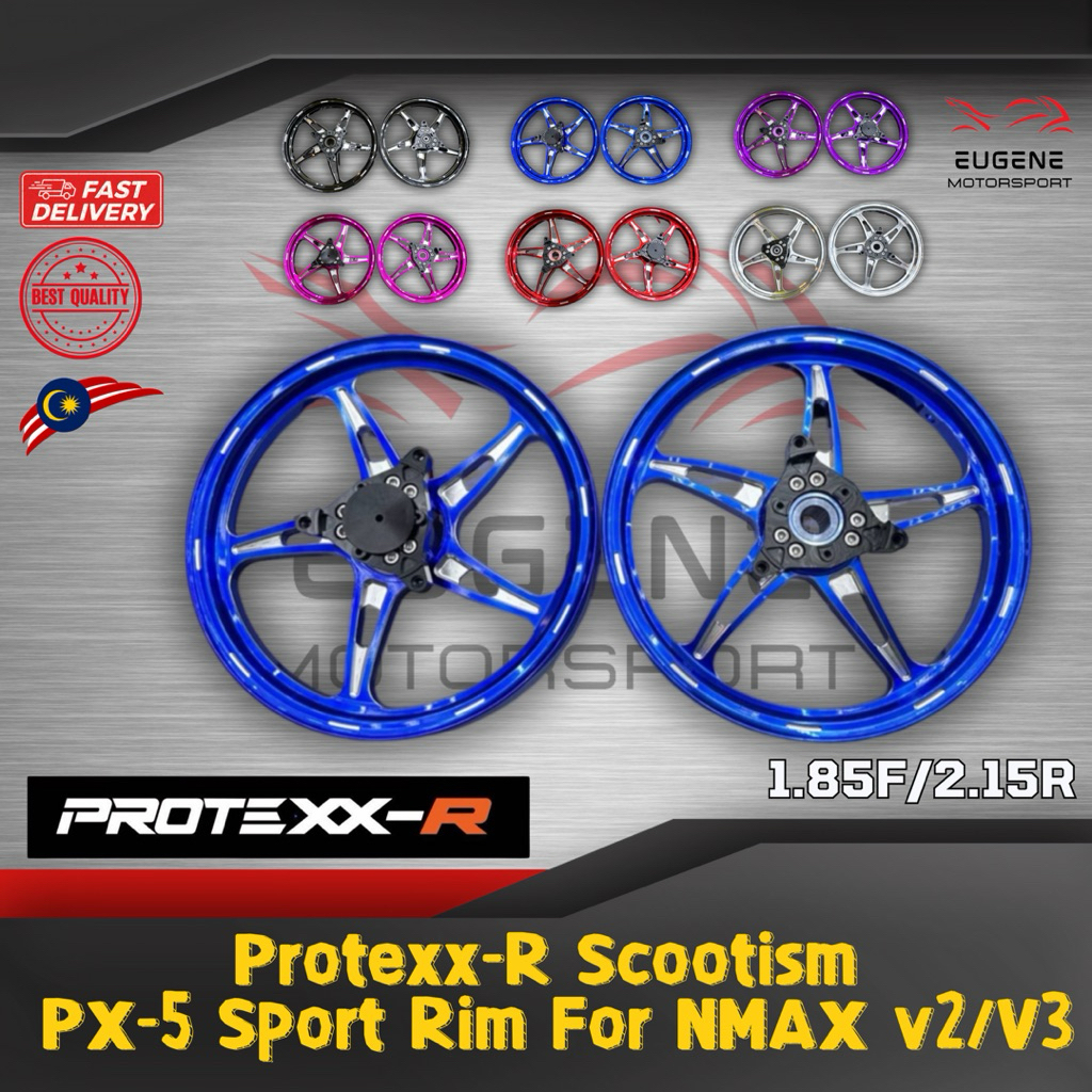 PROTEXX-R Scootism PX-5 Sport Rim Untuk Yamaha NMAX V2 / V3 – Premium ...