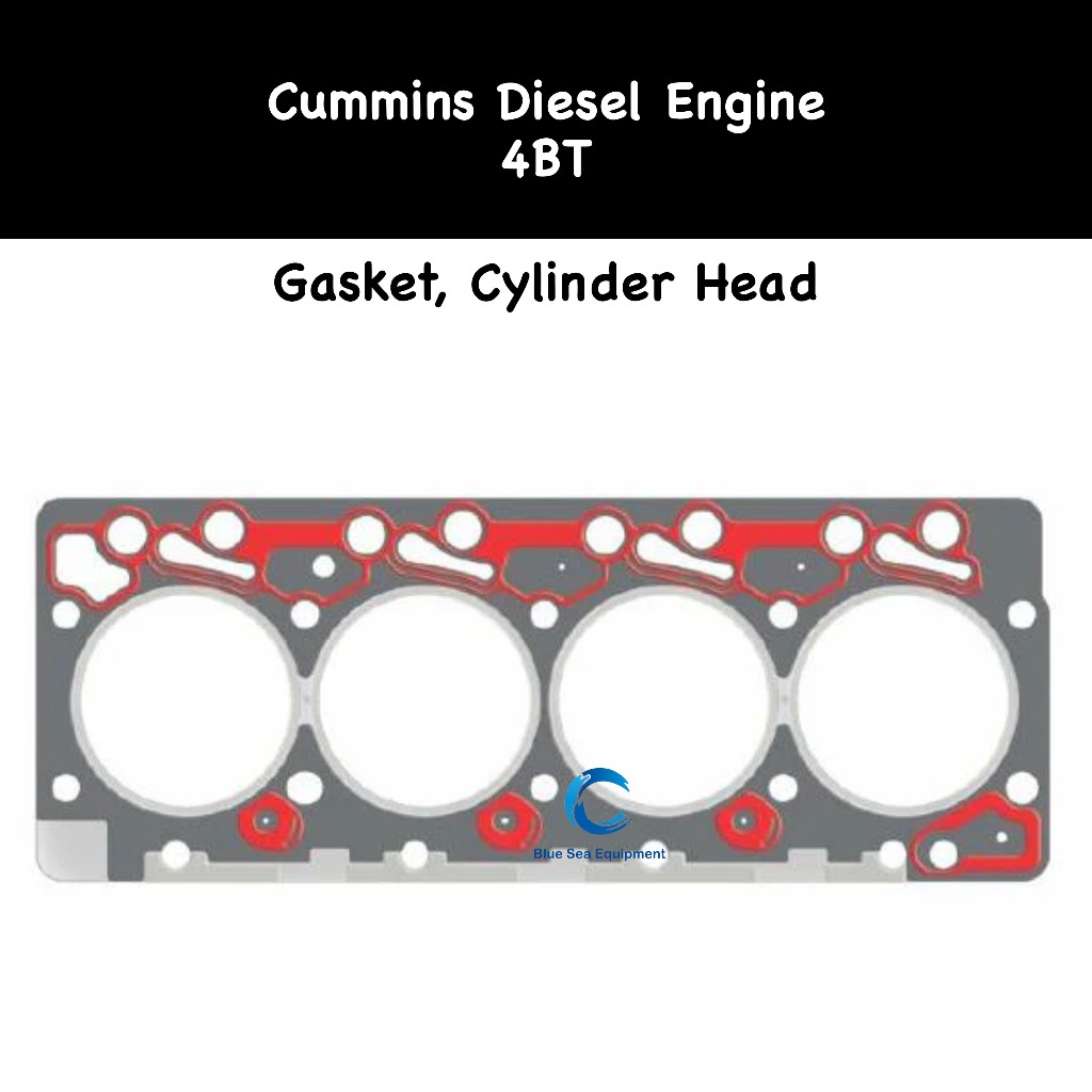 Cylinder Head Gasket - 3283333 J283333 for Cummins 4BT / Case 580K 580L ...