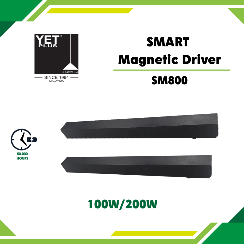 YETPlus SM800 Smart Magnetic Driver 48V Top Mounted Power Supply 磁吸 轨道灯 ...