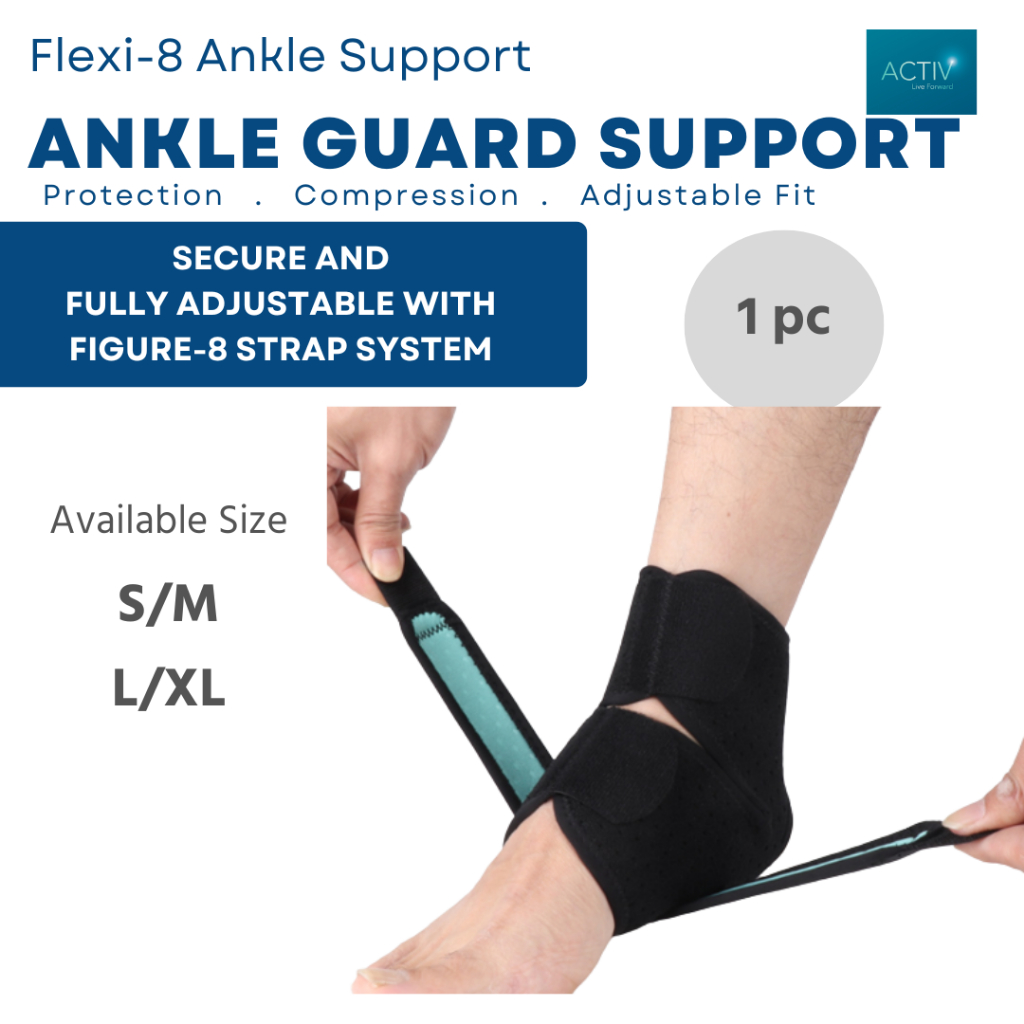 Ankle Guard Support | Pergelangan Kaki Angkel Wrap Elastic Adjustable ...