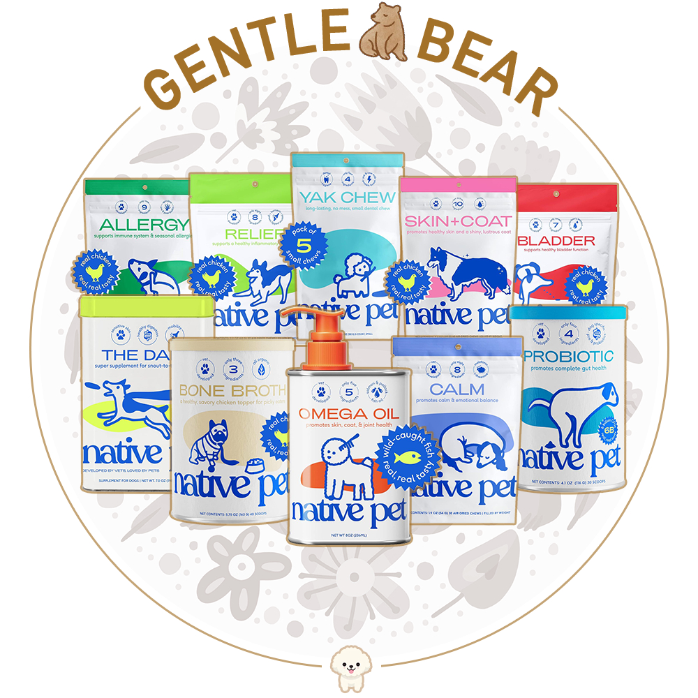 Native Pet Omega 3 Oil Supplements l Probiotics l Bone Broth for Dogs ...