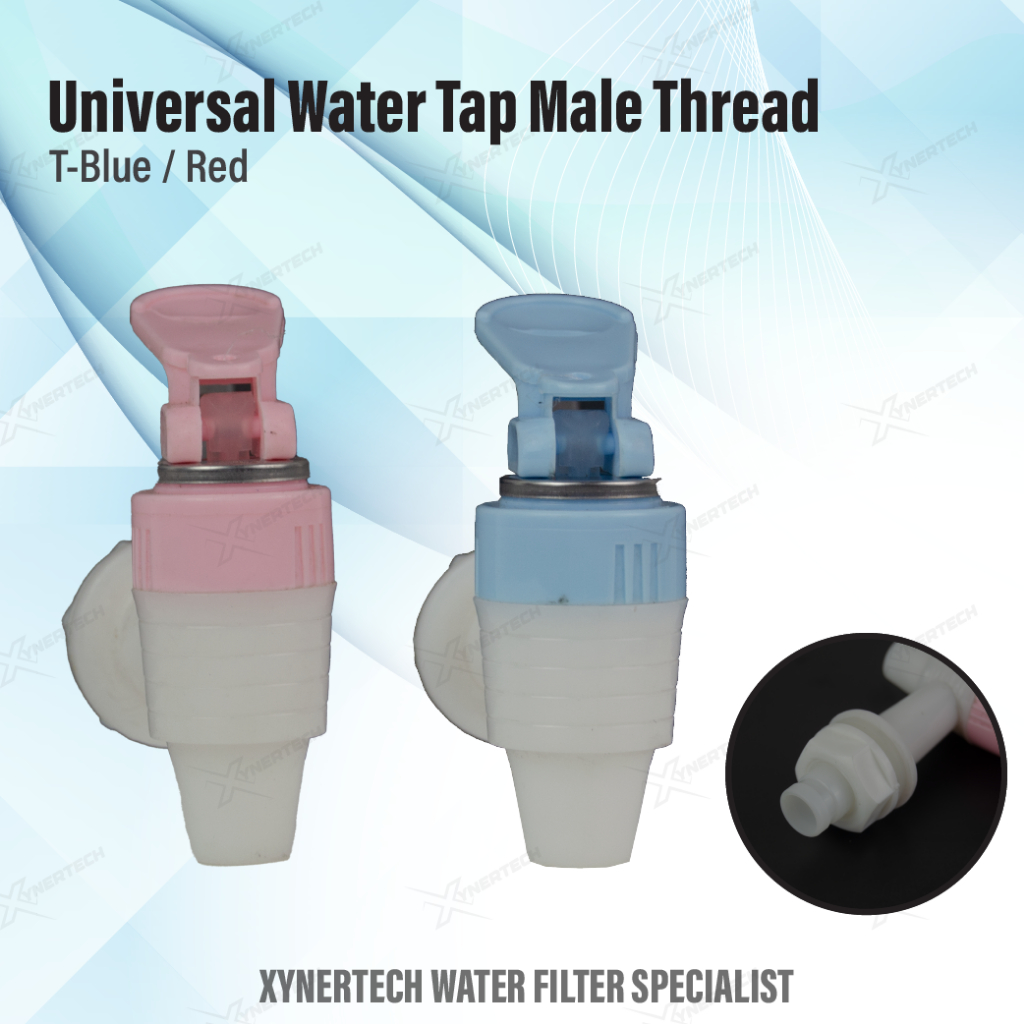 Universal Water Tap Male Thread T-Red/Blue For Water Dispenser ...
