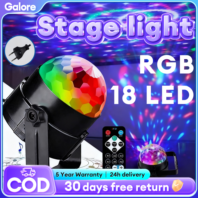 Stage Light RGB LED Projector, Magic Disco Stage Spotlight, Portable ...