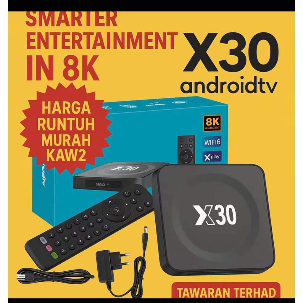 High Spec 8k android media player with unlimited streaming | Shopee ...