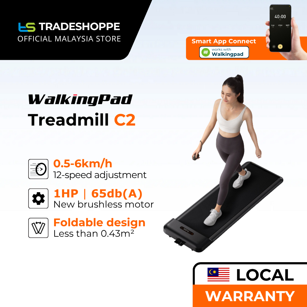 Kingsmith WalkingPad C2 Smart Walking Machine APP Control Foldable ...