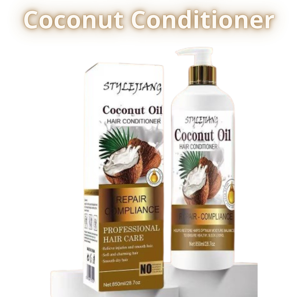Stylejiang Coconut Oil Repair & Moisture Hair Conditioner (850ml ...