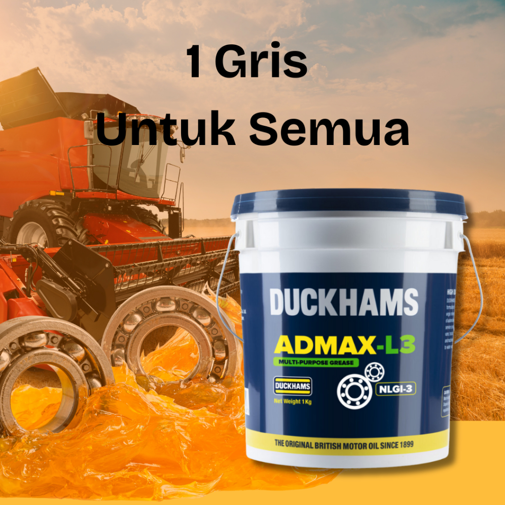 Lithium Grease Duckhams Admax L3 Multipurpose Bearing Grease (15kg ...