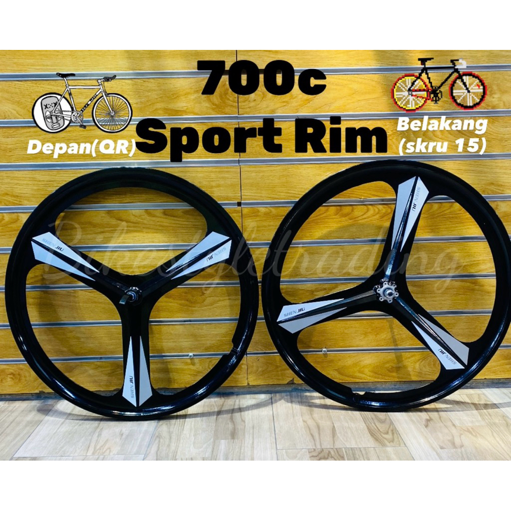 Rim Fixie 700c /Sport Rim Fixie /Fixie Rim tiga batang /Sport Rim 700c ...