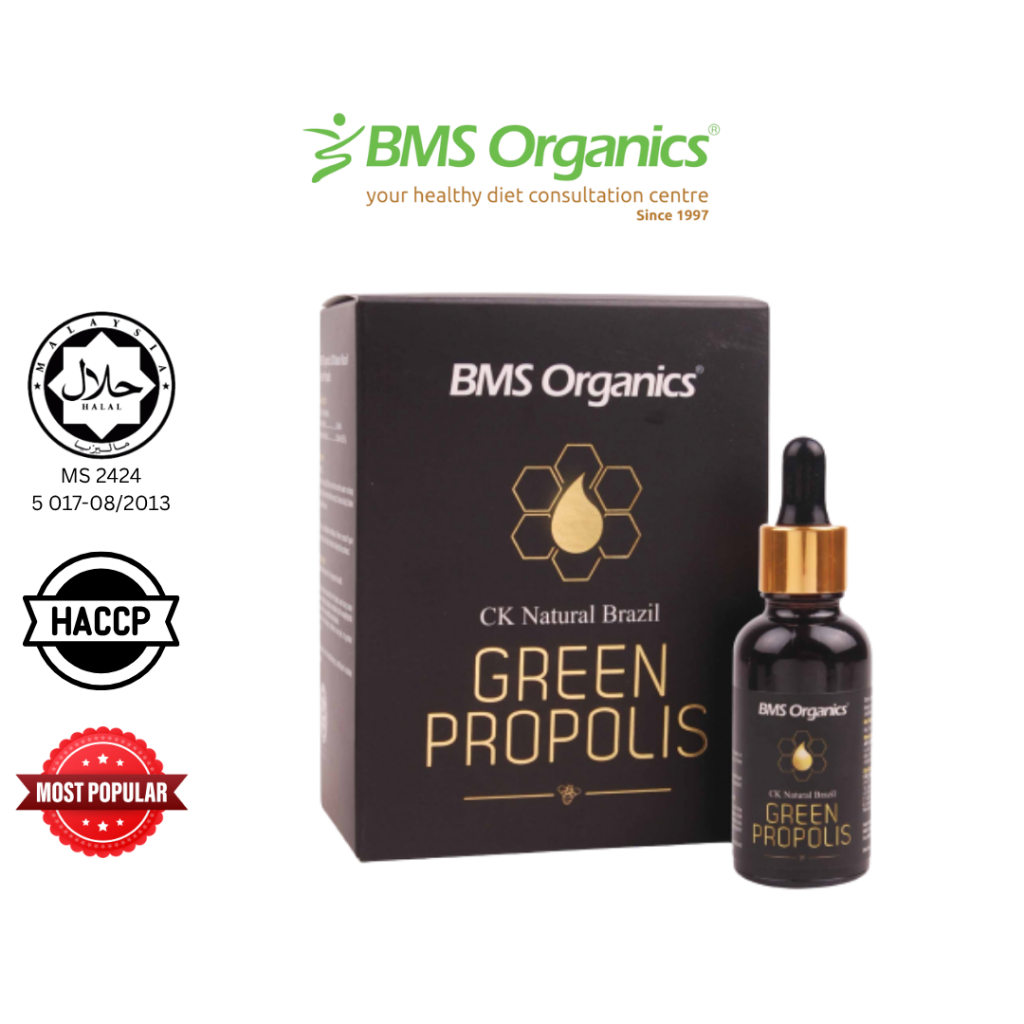 BMS Organics - Brazil Green Propolis (30ml) | Shopee Malaysia