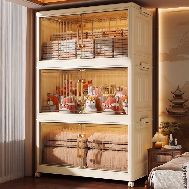 X-Mart Foldable Storage Box 50-80cm Foldable Storage Cabinet 3-5 Layers ...