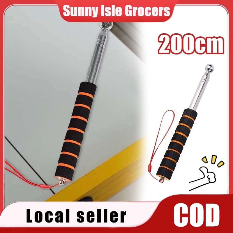 200cm Hollow Telescopic Rod Detection Hammer Tiles Checker Thickened ...