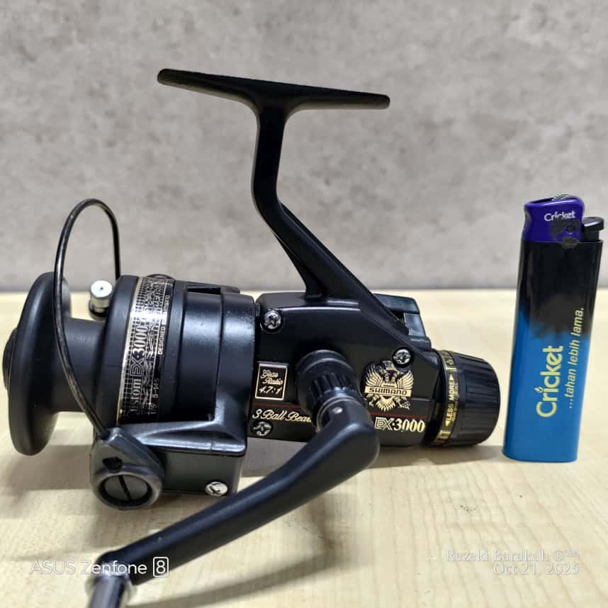 SHIMANO CUSTOM EX-3000 Fishing Reel Spinning Mesin Pancing Kekili ...