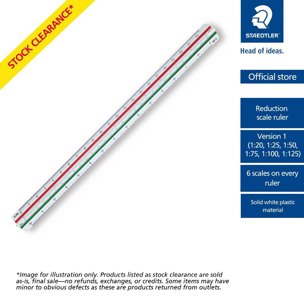 STOCK CLEARANCE - Mars® 561 Reduction scale ruler (Version 1) | Shopee ...