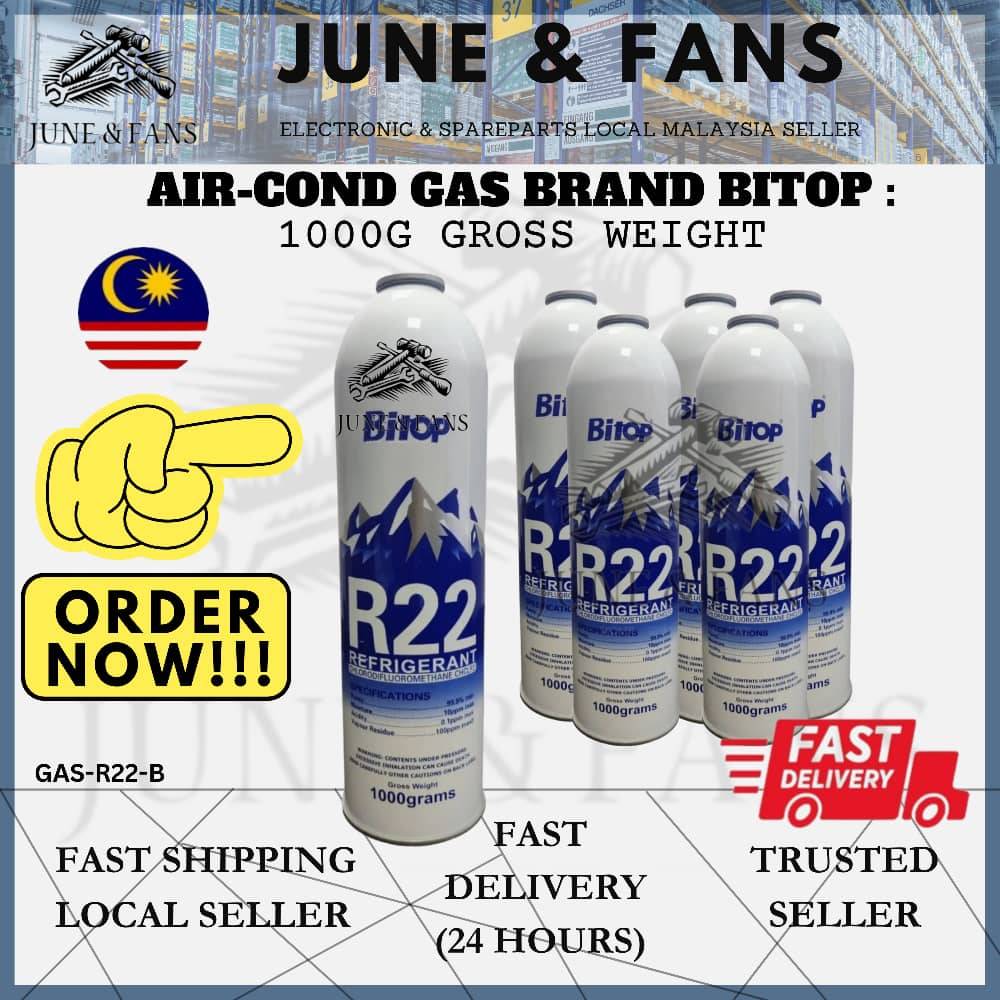 AIR-COND GAS BRAND BITOP:1000G GROSS WEIGHT (GAS-R22-B) | Shopee Malaysia