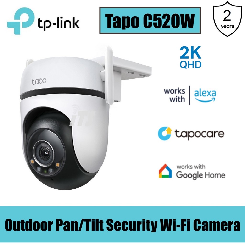 TP-Link Outdoor Pan/Tilt Security Wi-Fi Camera (Tapo C520WS) | Shopee ...