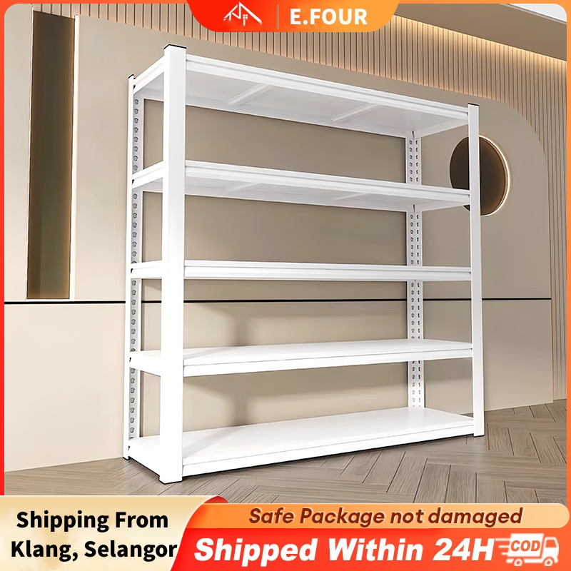 Metal Storage Rak Boltless Rack Adjustable Heavy Duty Shelve Warehouse ...