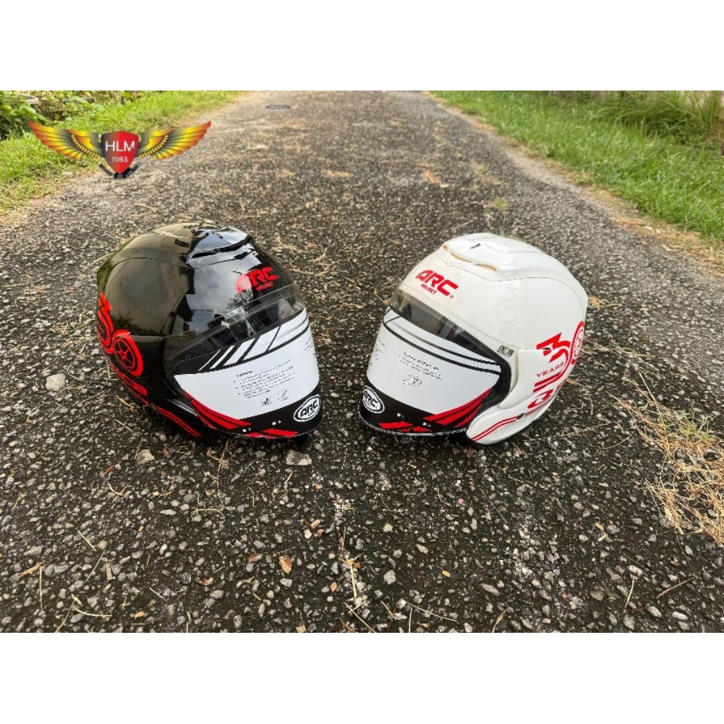 Arc ritz x RCB 30th Anniversary Open Face Helmet | Shopee Malaysia