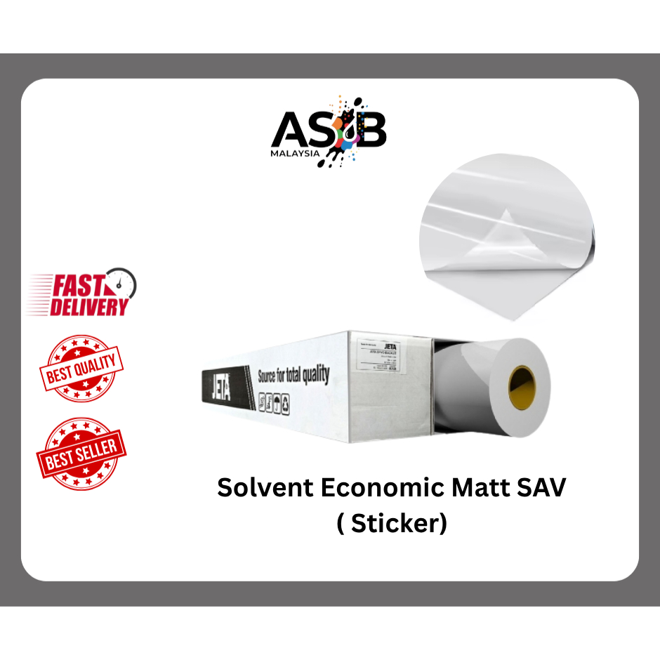 Solvent Economic Vinyl White sticker. White Sticker , Vinyl Sticker ...