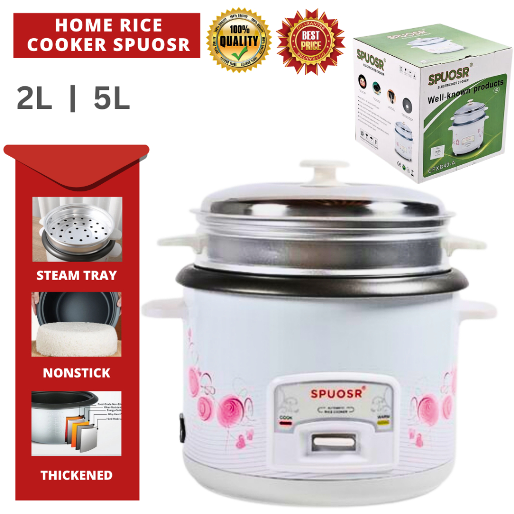 SABAH READY STOCK - HOME RICE COOKER SPUOSR - 2L (PERIUK NASI) | Shopee ...