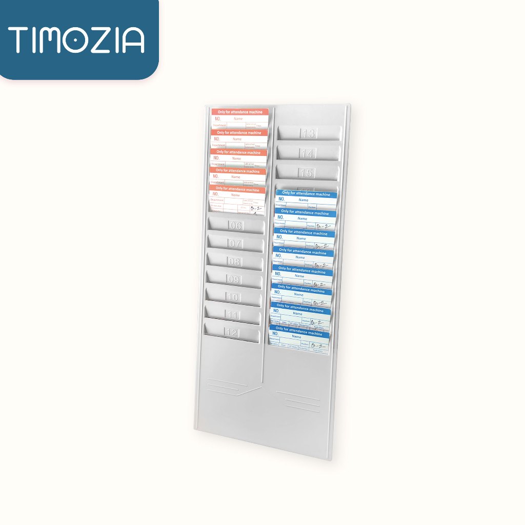 TIMOZIA MCR10S MULTI CARD RACK 10'S Time Card Rak Kad Mesin Punch Card ...