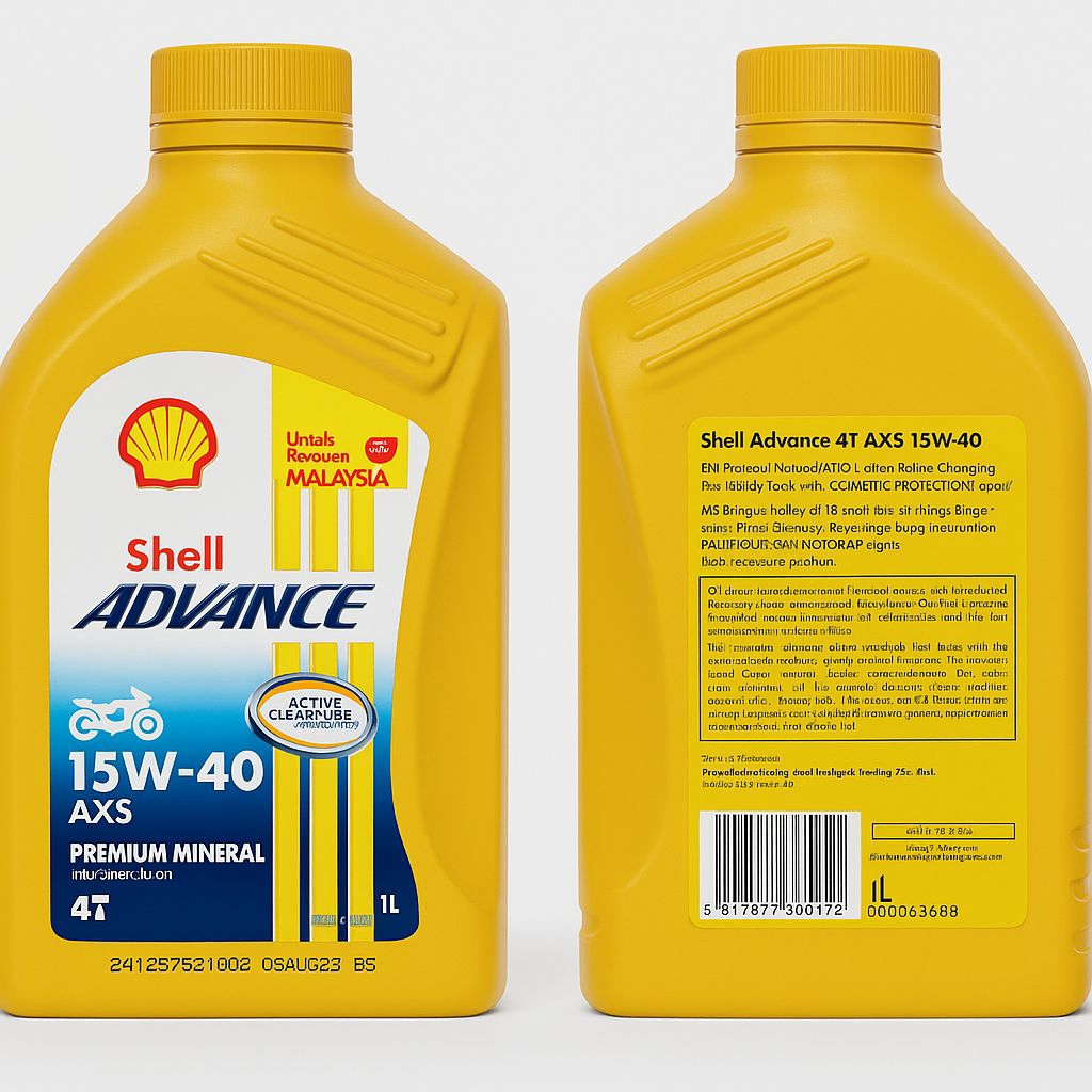 Shell Advance AX5 15W-40 4T Premium Mineral (1 Liter) | Shopee Malaysia