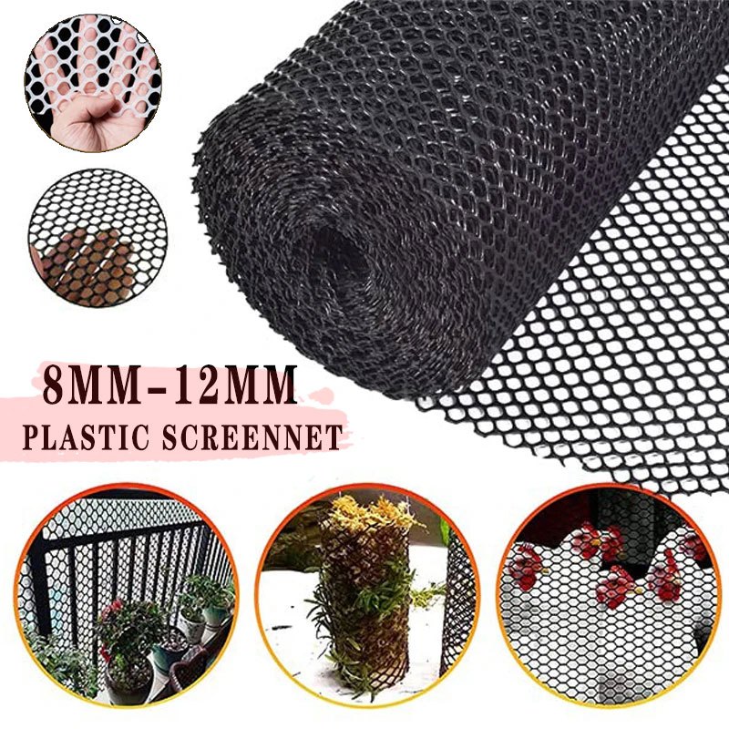 25M PVC Jaring Keselamatan Plastik Balkoni Railing Mesh Perlindungan ...