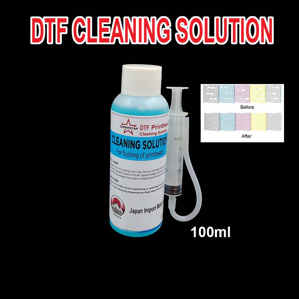 DTF Ink Cleaning Liquid Solution For DTF (Direct Transfer Film) L1800 ...