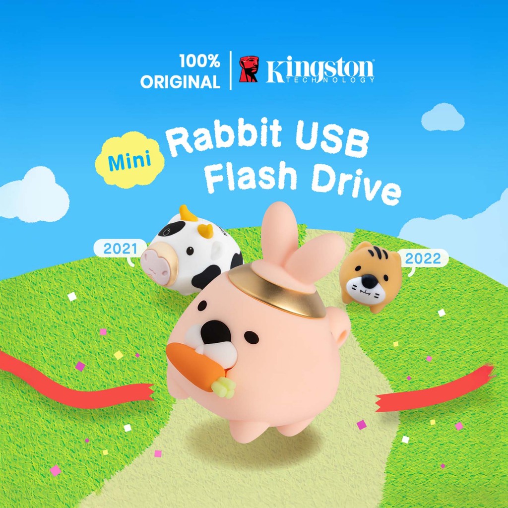 Kingston Limited Edition DTCNY23 Mini Rabbit USB Flash Drive (64GB ...