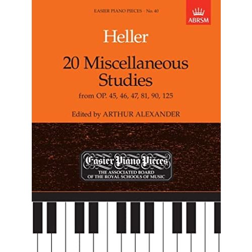 20 Miscellaneous Studies from Op. 45, 46, 47, 81, 90 and 125 | Shopee ...