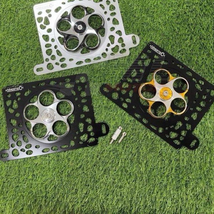 HYPERTECH CNC Radiator Cover With Spinner For NVX V1 & V2 | Shopee Malaysia