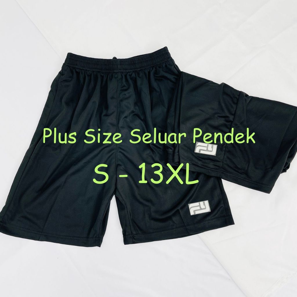 Plus Size Seluar Pendek XS-13XL Seluar Pendek Bola Seluar Pendek Lelaki ...
