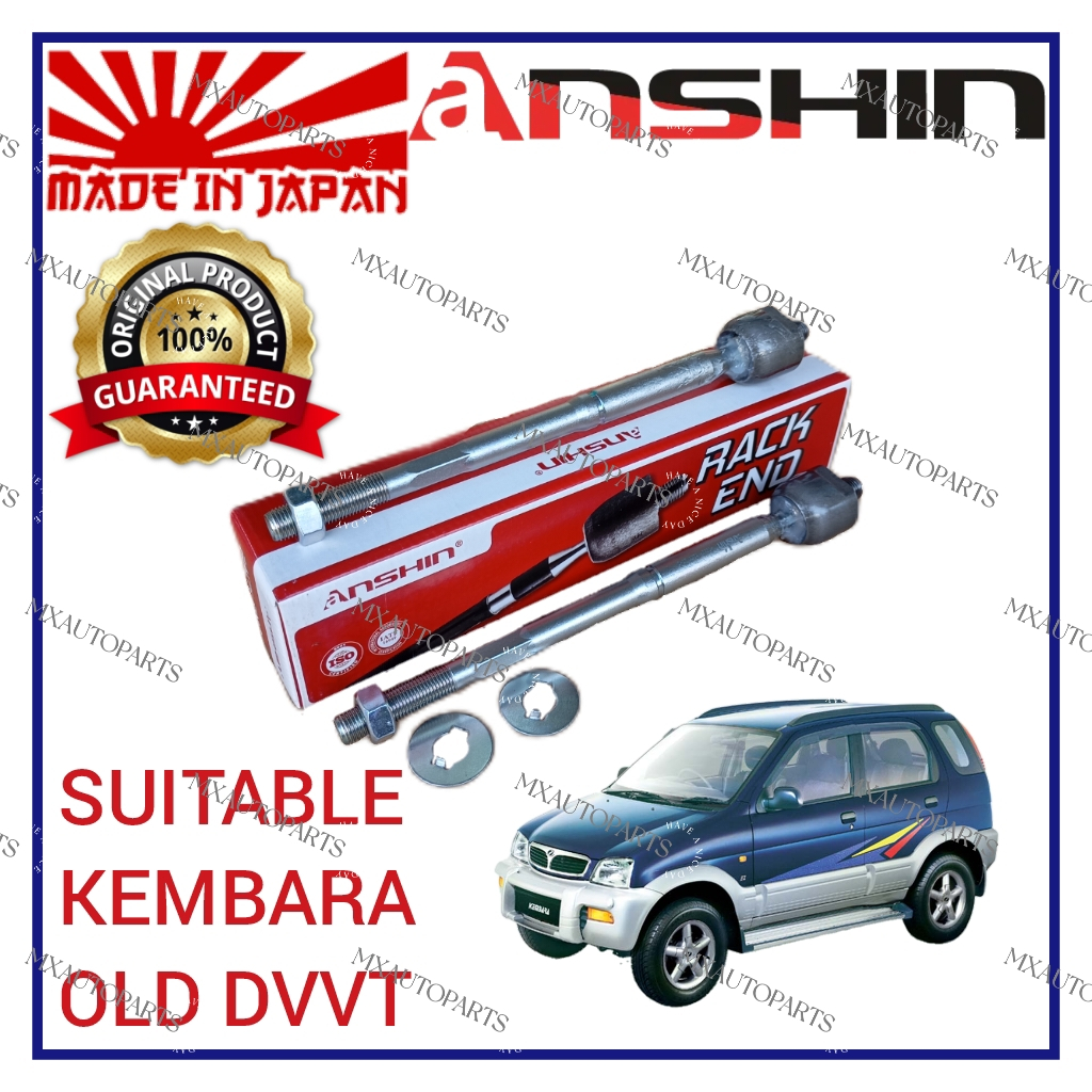 ORIGINAL ANSHIN JAPAN RACK END PERODUA KEMBARA OLD DVVT RACK END SET ...