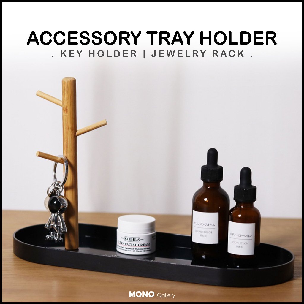 Key Hook Key Rack Key Hanger Jewelry Jewellery Storage Tray Gantungan ...