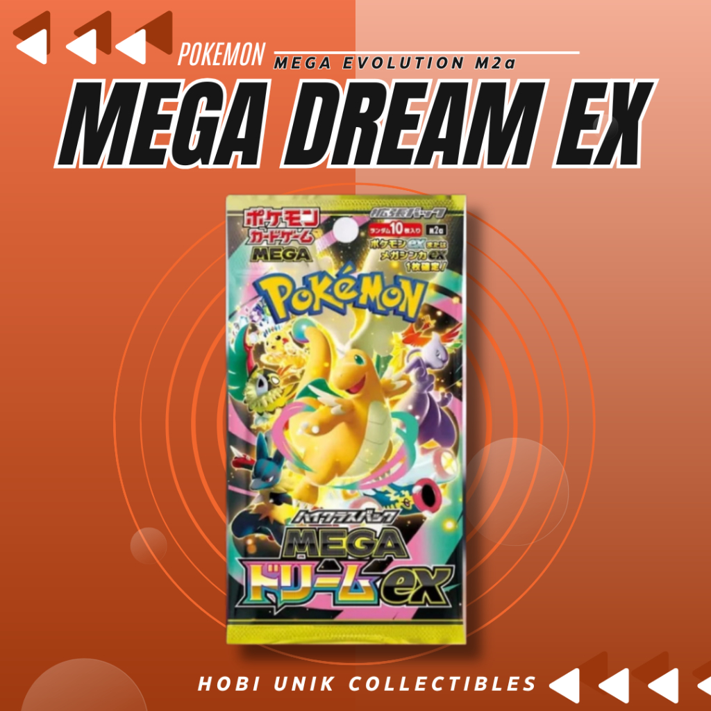 Live Rip)[M2a] Pokemon Japanese Booster Pack TCG : Mega Dream EX Packs |  Shopee Malaysia