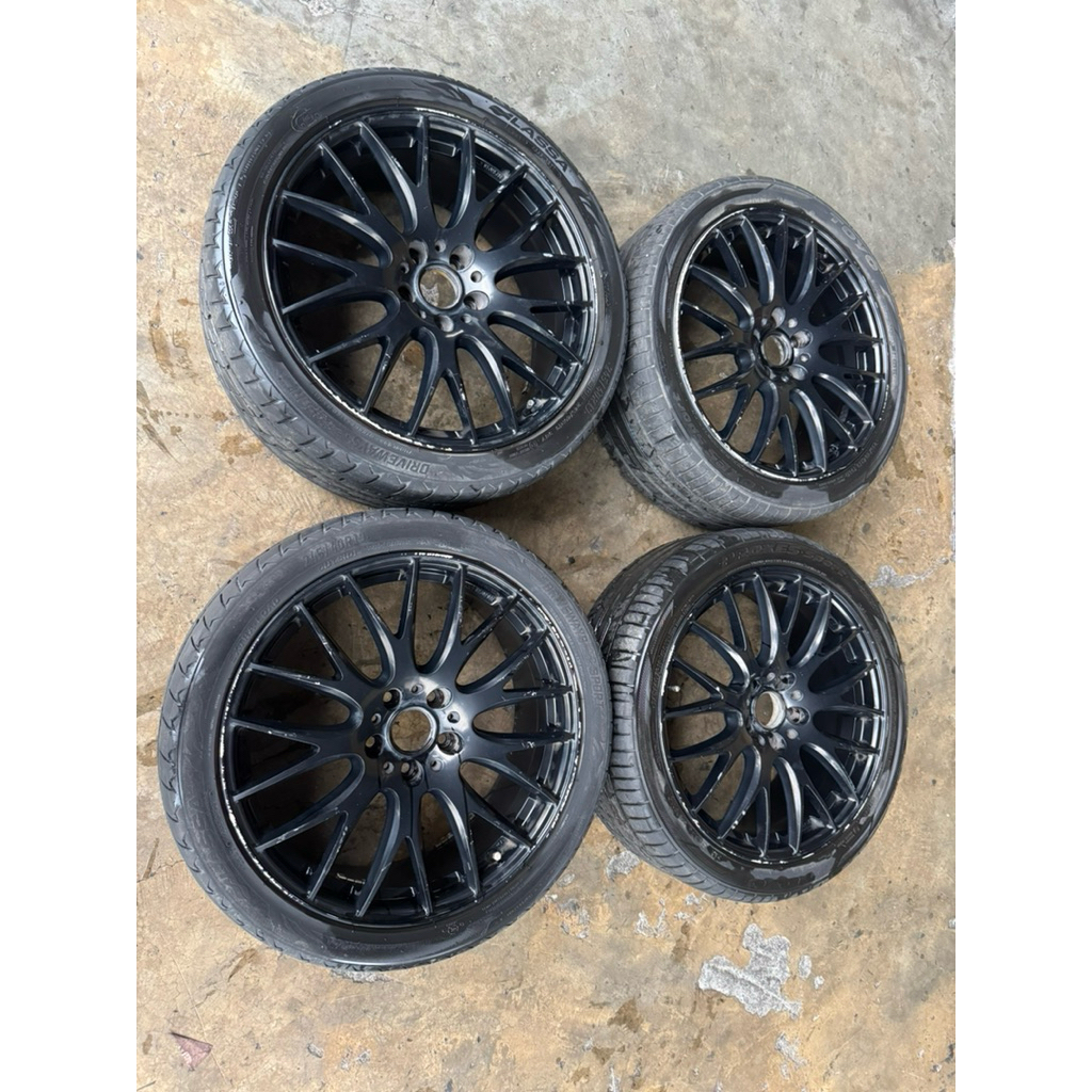 Rays Homura 2x9 19 Inch 5x114.3 Sport Rims Original Halfcut Made in ...
