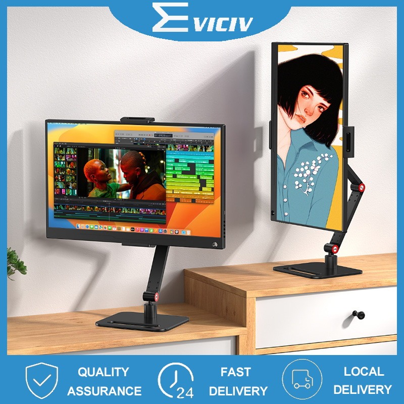 [Local delivery] Portable monitor desktop stand Tablet stand 360 ...