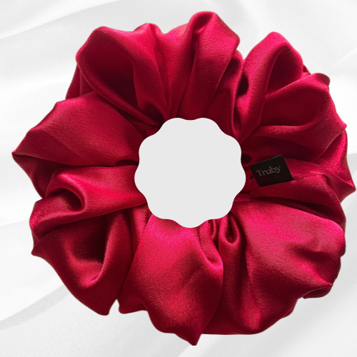 Ruby Scrunchie Bright Red Rose Elegance | Shopee Malaysia