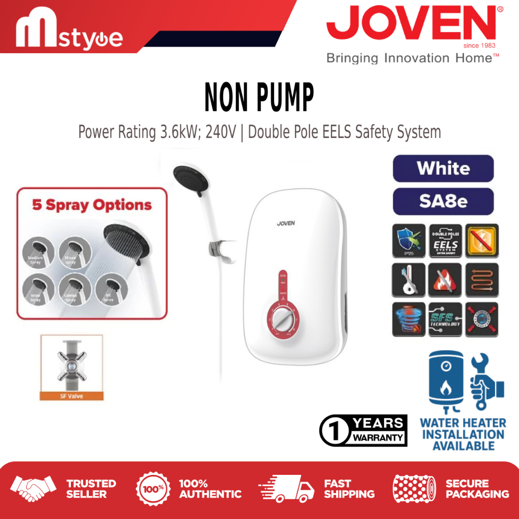 [Installation]JOVEN Water Heater With Pump Instant Hot Water Heater ...