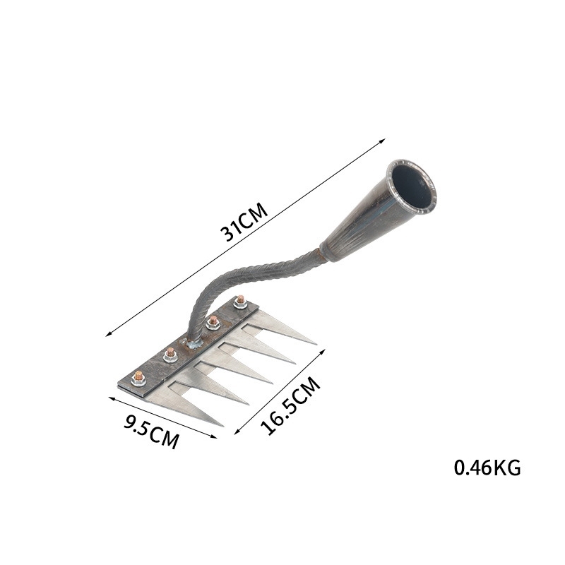 Weeding Tine Rake Anti-Rust Heavy Duty | Tajak Rumput Bergigi Tahan ...