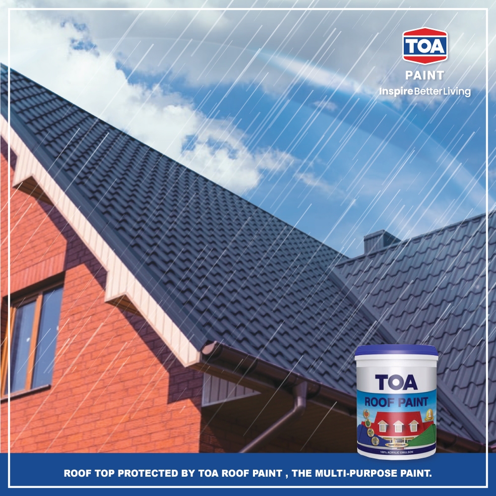 TOA ROOF PAINT Roofcote ( 5L TOA Roof Paint ) Cat Bumbung Cat Atap ...