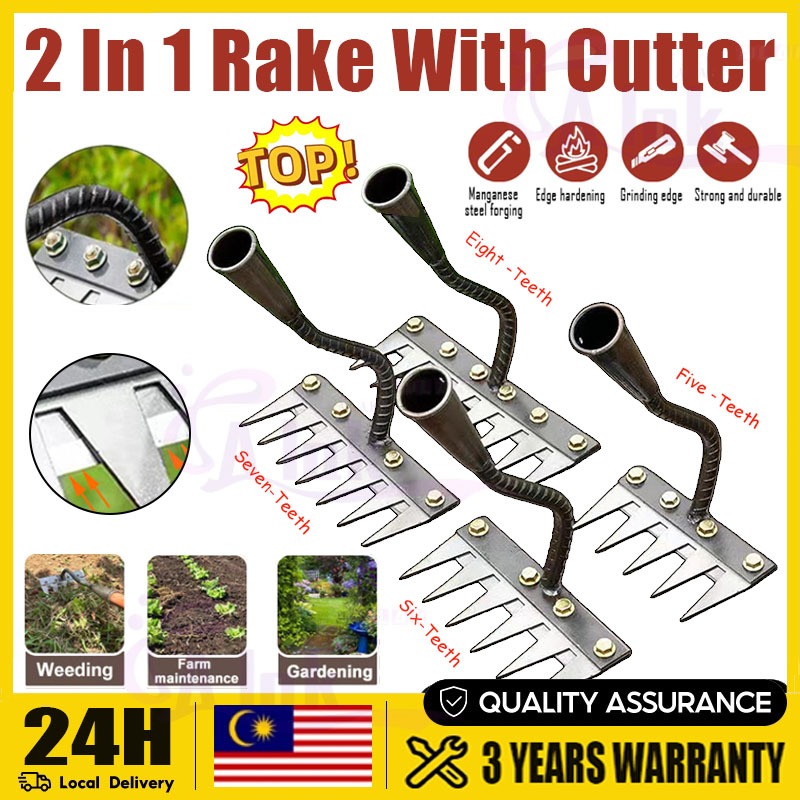 Bubble Wrap Weeding Rake Cangkul Rumput Tajam Bergigi Portable ...