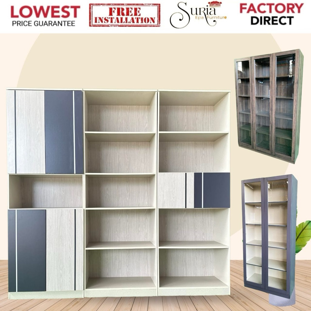 [SIAP PASANG]File Cabinet /Book Cabinet / Almari Buku/书橱 | Shopee Malaysia