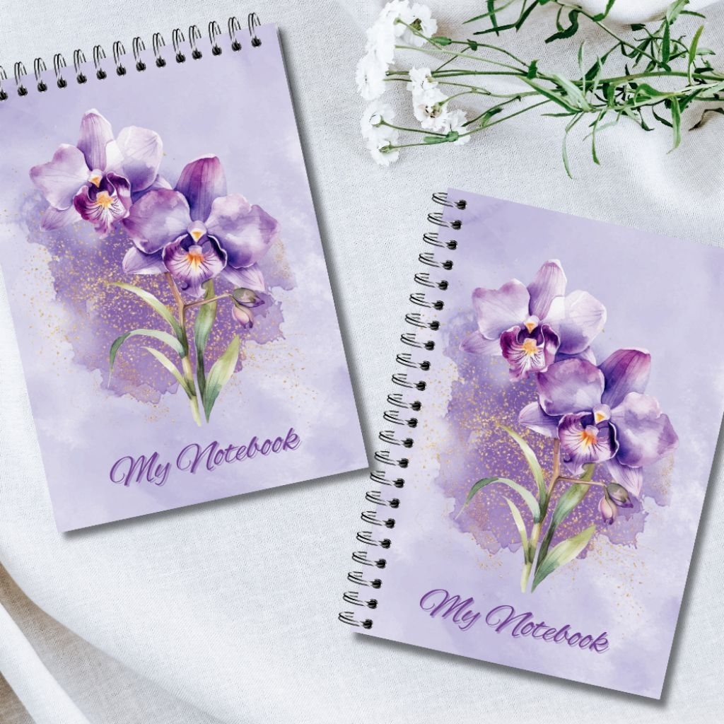 A5 Notebook Purple Orchid | Shopee Malaysia